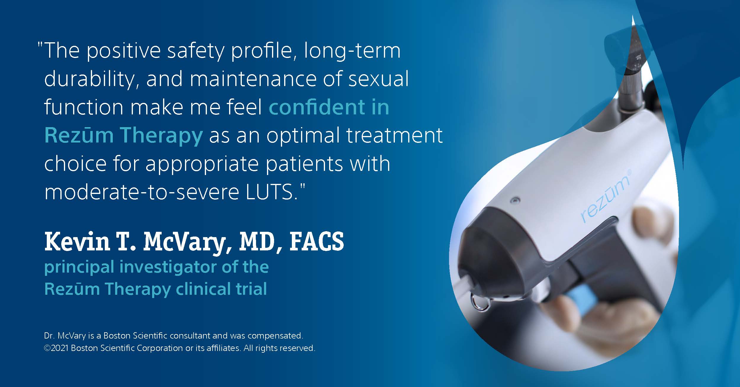 Rez m Therapy Five Year Clinical Data Outcomes Boston Scientific