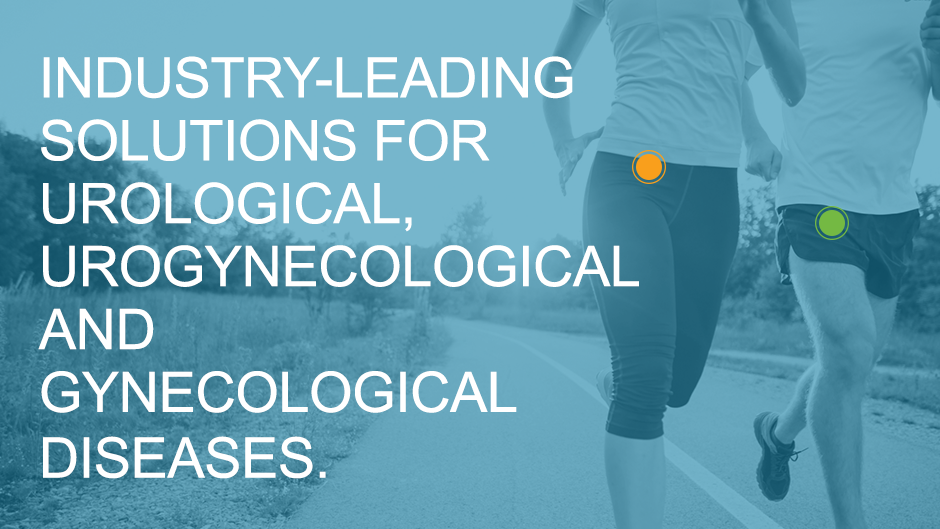 Industry-leading solutions for urological, urogynecological and gynecological diseases.
