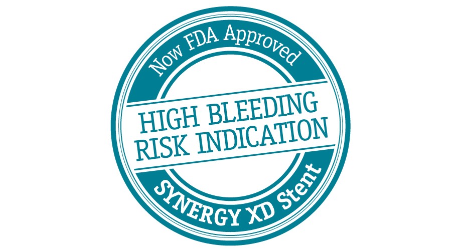 Now FDA Approved - SYNERGY XD Stent, High Bleeding Risk Indication