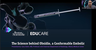 The Science behind Obsidio, a Conformable Embolic with Garry Siskin, MD.